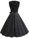 50s Dress Black Pin Up