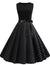 50s Dress Black Pin Up