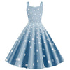 שמלת 50 Pin Up Blue