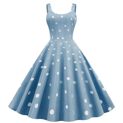 שמלת 50 Pin Up Blue