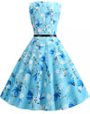 שמלת 50 Pin Up Blue